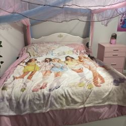 Full/twin Canopy Bed Set 