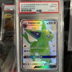 Shiny Espeon Hidden Fates Psa 10
