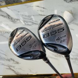 Tommy Armour 855 Hybrid Set – 3H (19°) & 4H (22°) – Graphite R Flex – Excellent Condition
