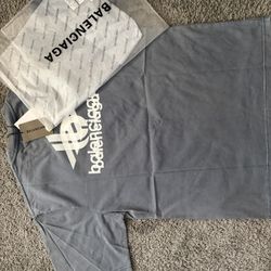 Light Blue Balenciaga T-shirt