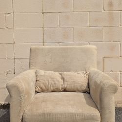 Biege Lounge Chair
