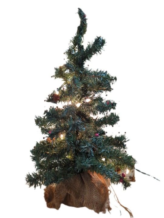 16" Prelit Christmas Table Top