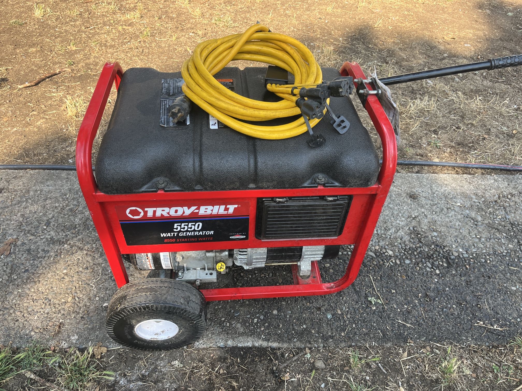 troy-bilt 5550 generator
