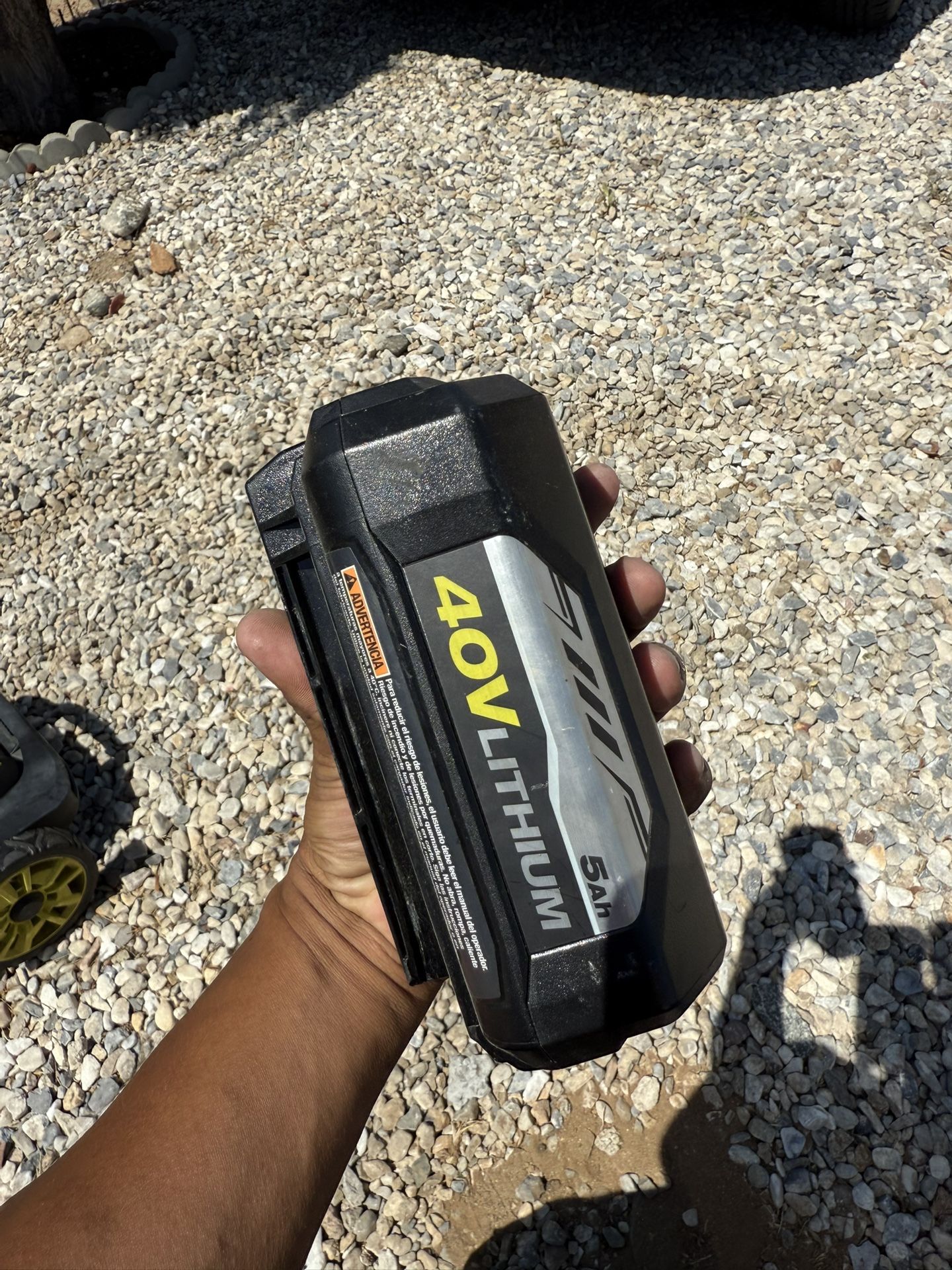 RYOBI 40V Lithium-Ion 5.0 Ah Battery OP4050A