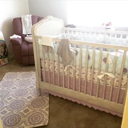 Restoration Hardware Baby Crib & Toddler Bed