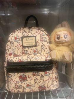 Alice in wonderland tattoo Loungefly and Labubu
