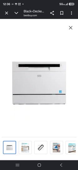 Black & decker countertop dishwasher