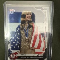 Topps Alysa Liu Card 