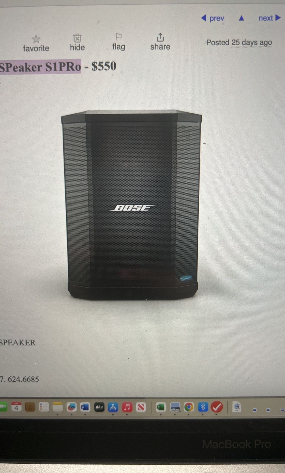 BOSE Speaker S1 Pro All In One