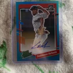 Ceddanne Rafaela Autographed MLB Trading Card 
