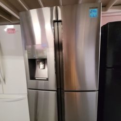 Samsung Refri gera tor Frid ge Fully Cove red Warranty! 4 Door Fridge