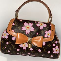 Takashi Murakami X Louis Vuitton Monogram Cherry Blossom Sac Retro PM