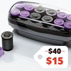 BRAND NEW IN BOX Conair Jumbo Heated Rollers 12-ct