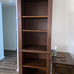 Small book Shelf wood 26"w x 73.5"L