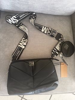 Steve Madden Black Crossbody Bag with Coin Purse