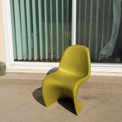 Chair in Mustard by Verner Panton for Vitra