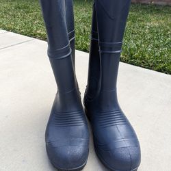 Plain Toe Rubber Boots ( Made in Usa) Men's Size 9 Women's Size 11