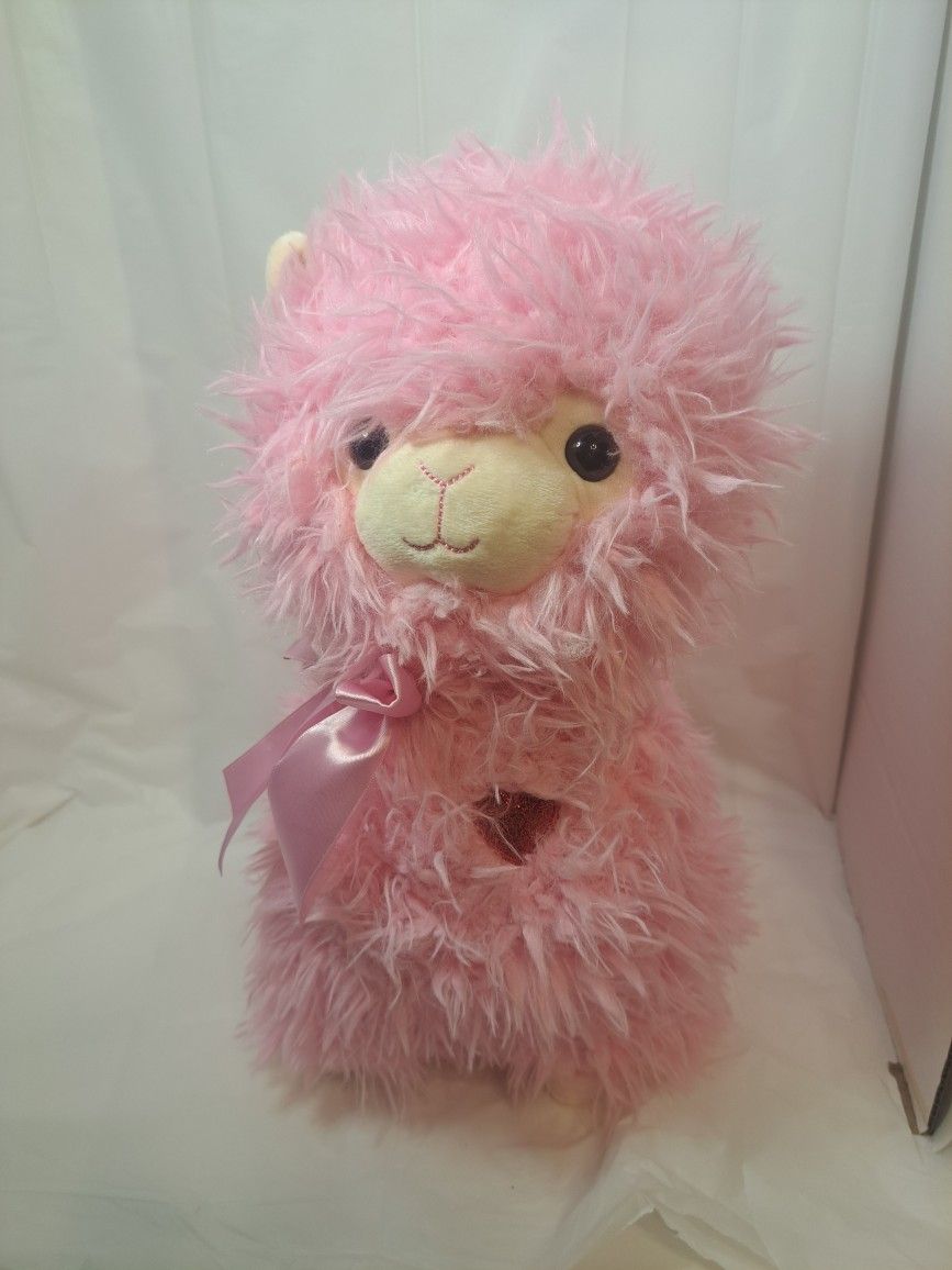 Pink Llama -14" Tall