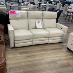 Altera Leather Sofa With Power Reclining