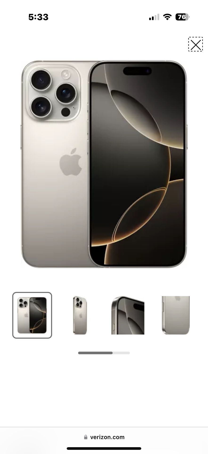 iPhone 16 Pro with TikTok installed