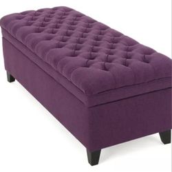 Purple Ottoman