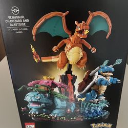 Lego VENUSAUR, CHARIZARD AND BLASTOISE 