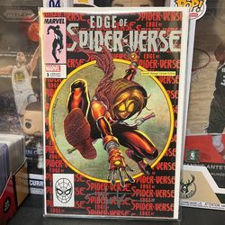 EDGE OF SPIDER-VERSE 1 NM SIGNED BY TYLER KIRKHAM W/ COA!! VARIANT MARVEL COMICS π₯