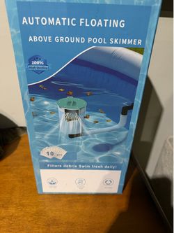 🏊 Automatic Floating Above Ground Pool Skimmer 🏊
