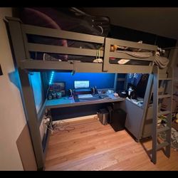 NE Kids twin loft bed lake house