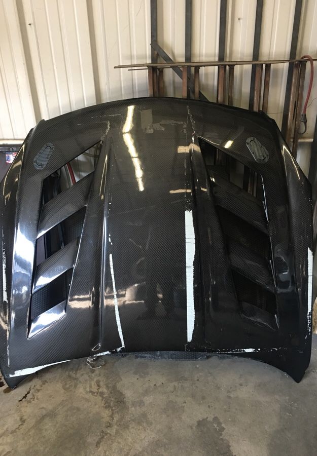 g35 sedan vented carbon fiber hood
