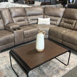 OM• $38 Initial • Brand New Ravanel Power Reclining Sectional