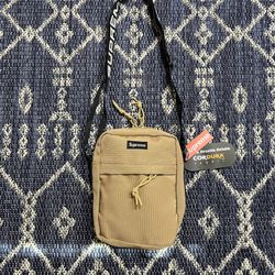 Supreme Shoulder Bag SS18 Tan AUTHENTIC USED