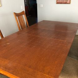 Mission Oak Dining Set
