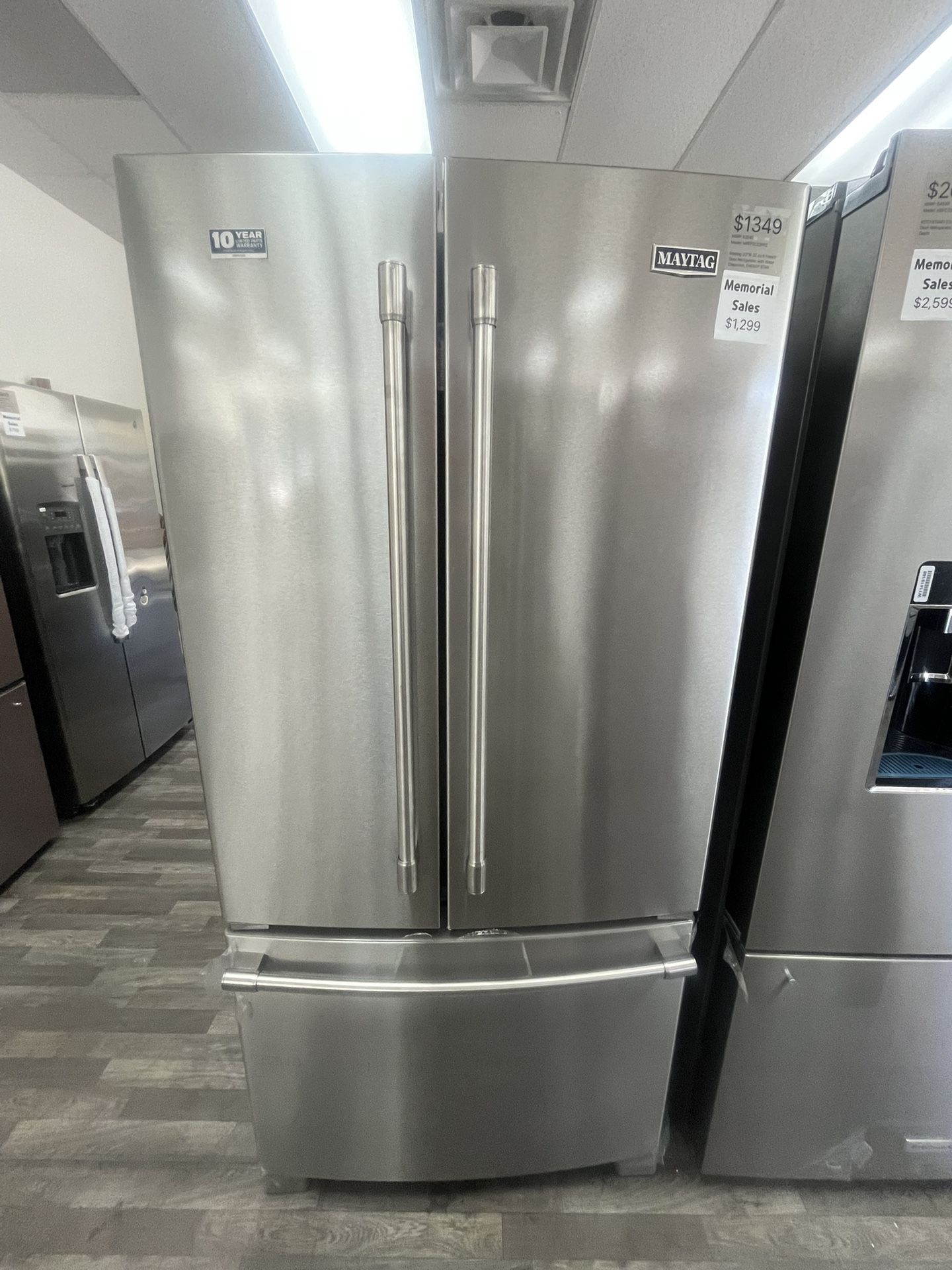 Now Only $1299 Through Memorial Day Maytag French Door Refrigerator