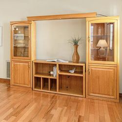 4 section Entertainment center