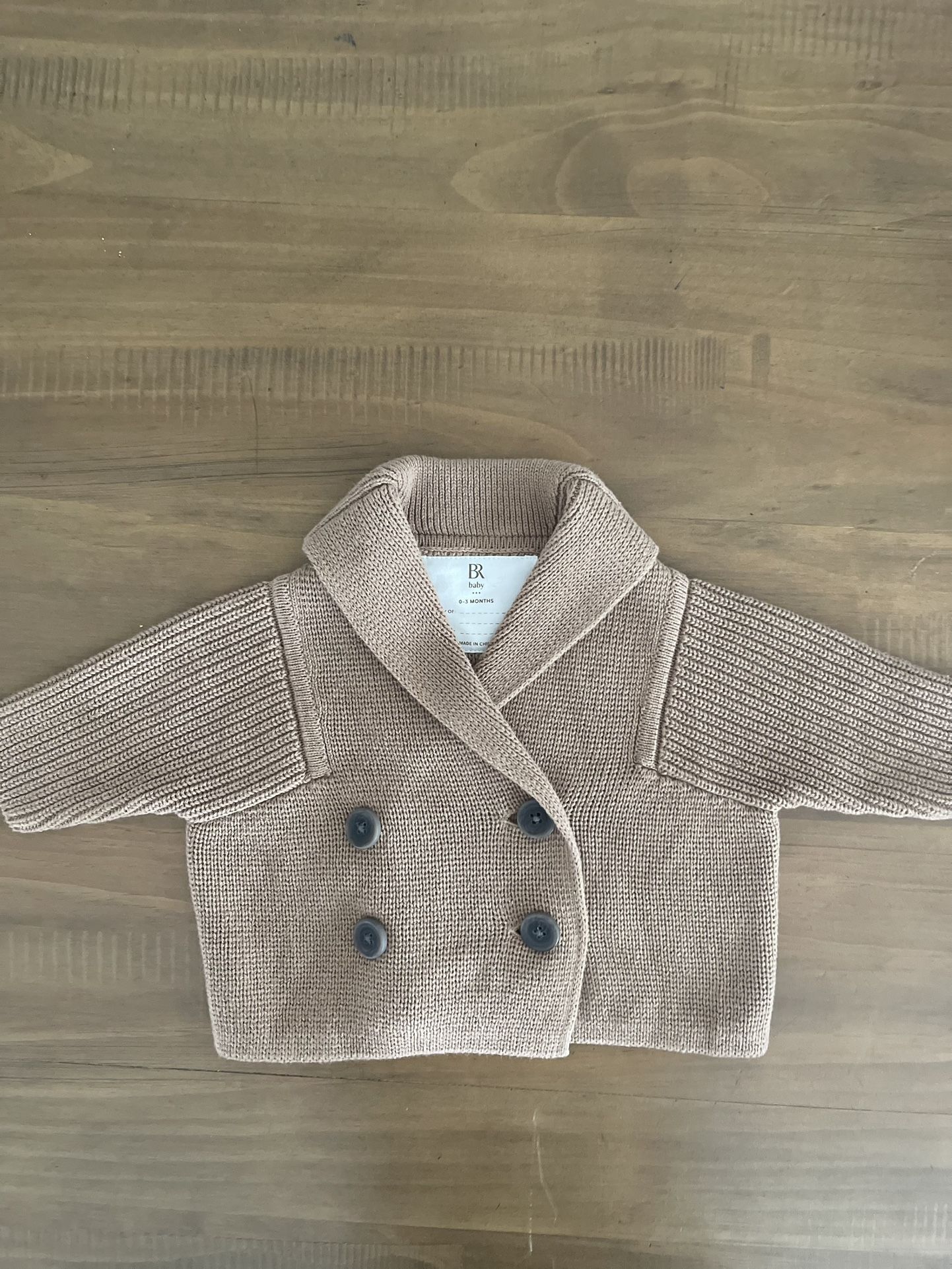 Banana Republic baby cardigan 0-3M - not used