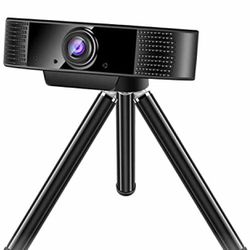 Padgene Webcam with Microphone, HD 1080P Streaming Webcam for PC,MAC, Laptop,Plug and Play USB Camera for YouTube,Skype Video Calling, Studying, Confe