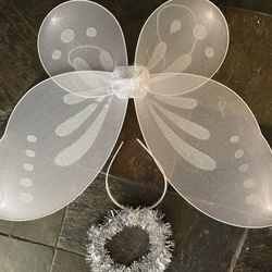 Fairy Angel Wings And Halo Set Kids Halloween 