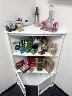 White Corner Shelf