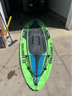 Intex Challenger K2 Inflatable 2-Person Kayak + Hand Pump