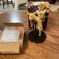 Dragon Ball Super Son Goku FES!! Figure – Banpresto Crane King – Excellent Condition, Open Box