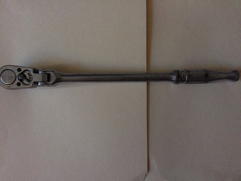 Snap-on 3/8" Drive, 11" Flex Head Ratchet – P/N F731A