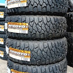 4 NEW ARROYO LT 265/70/17 ALL TERRAIN TIRES 10 PLY $580 CASH TOTAL‼️ FREE INSTALLATION‼️