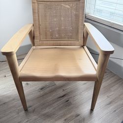 Magnolia Target light Wood Reading Chair