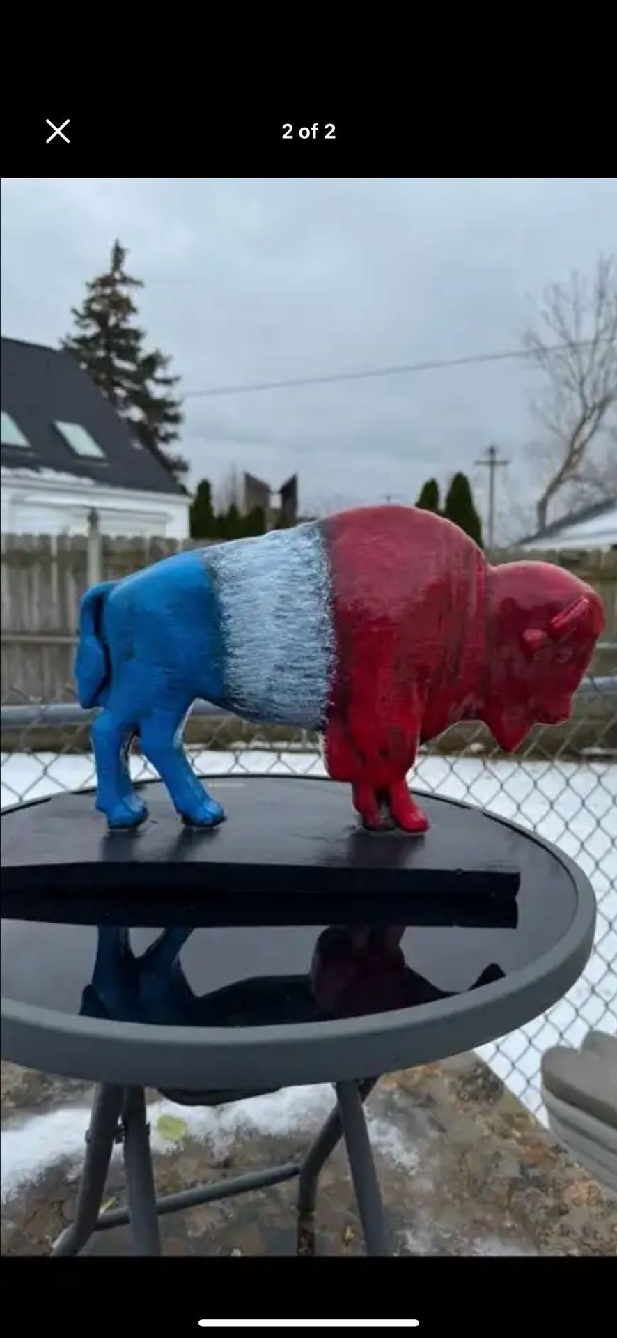 The Red White And Blue Buffalo