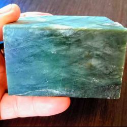 Block Of Green Jade 