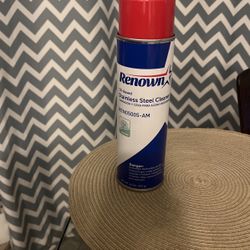 Renown 15 oz. Oil Based Aerosol Stainless Steel Cleaner, Part # REN05005-AM