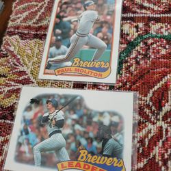 Paul Molitor Baseball Cards Lot 
