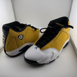 Air Jordan 14 Retro Low Laney 487471-701 Varsity Maize / Black / White – US 9.5