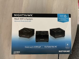 Netgear Nighthawk mesh wifi 6 home system